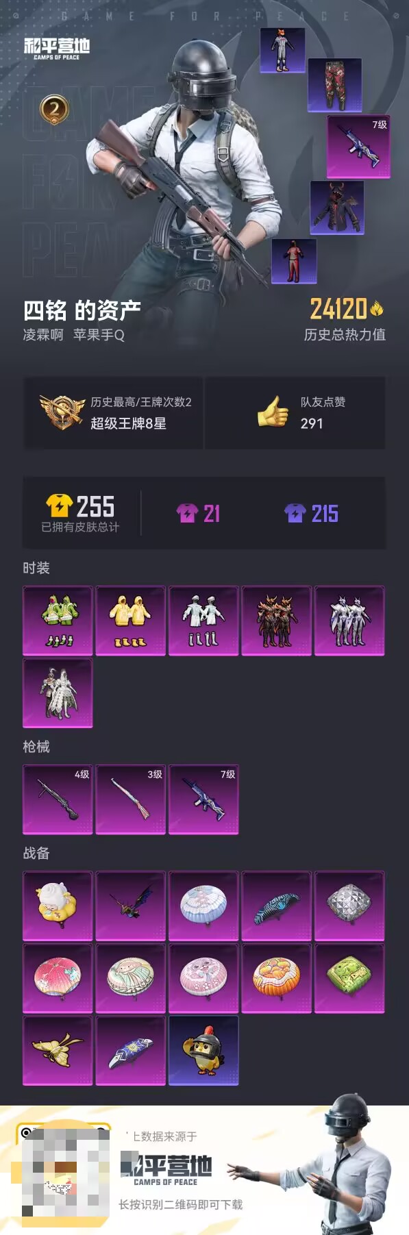 HPCMW3446417和平精英账号详情图2