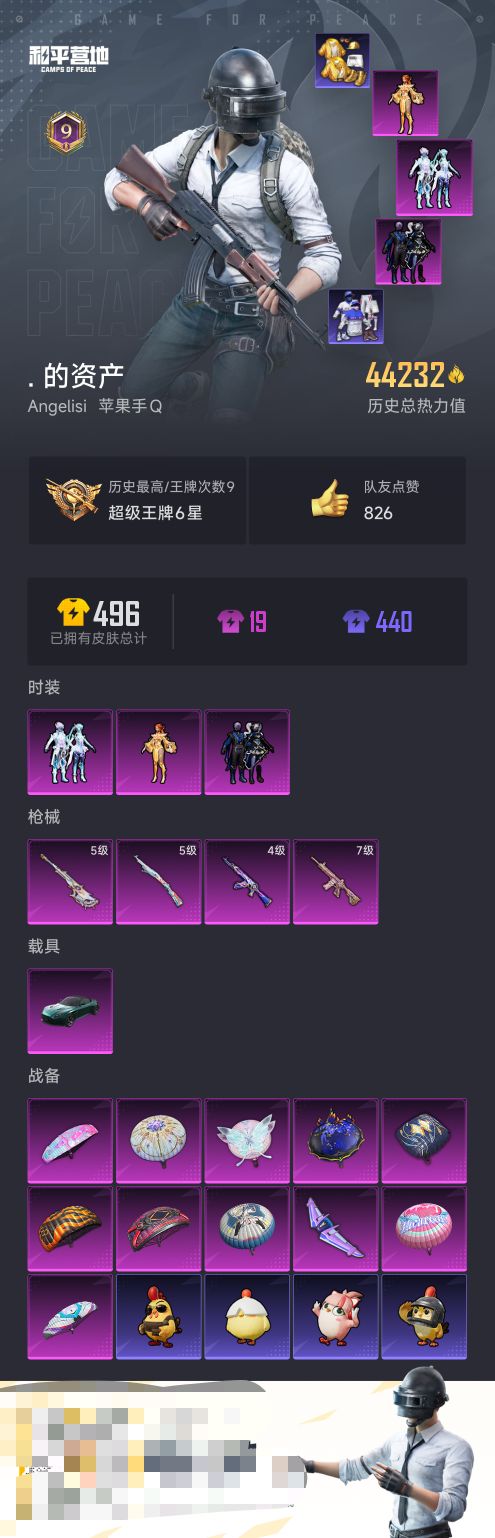 HPCMW3447791和平精英账号详情图2