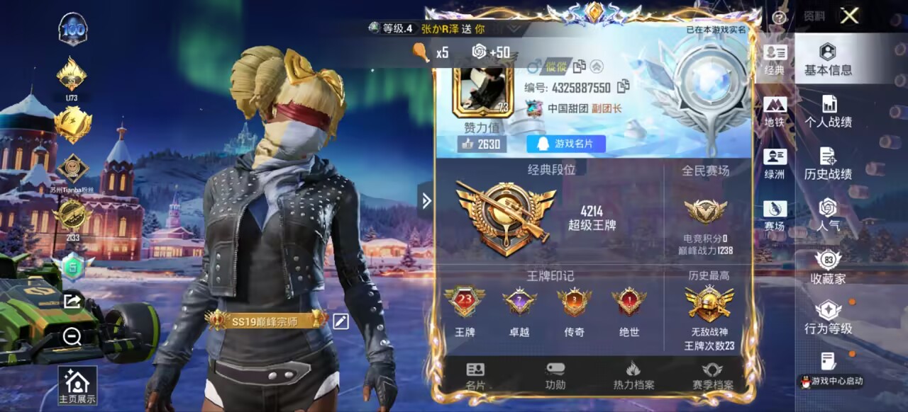 HPCMW3447810和平精英账号详情图3