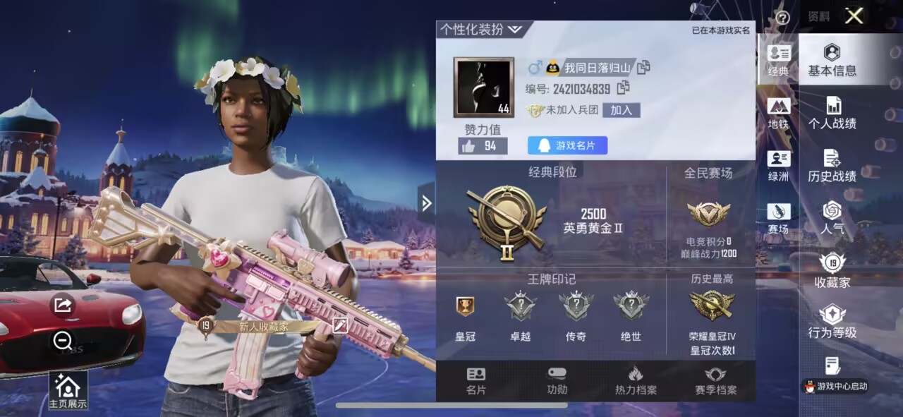 HPCMW3447827和平精英账号详情图3