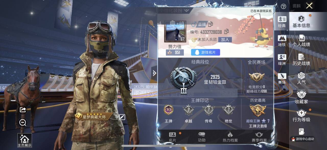 HPCMW3447830和平精英账号详情图4