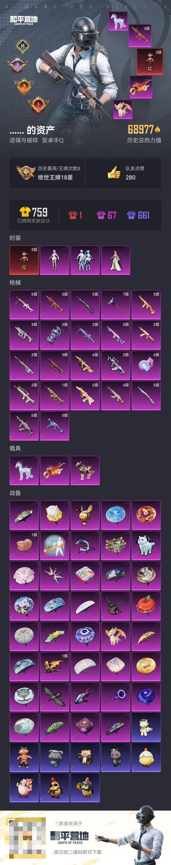 HPCMW3448614和平精英账号详情图4