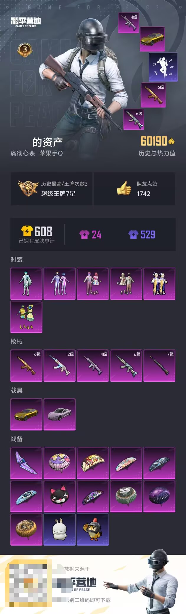 HPCMW3448626和平精英账号详情图4