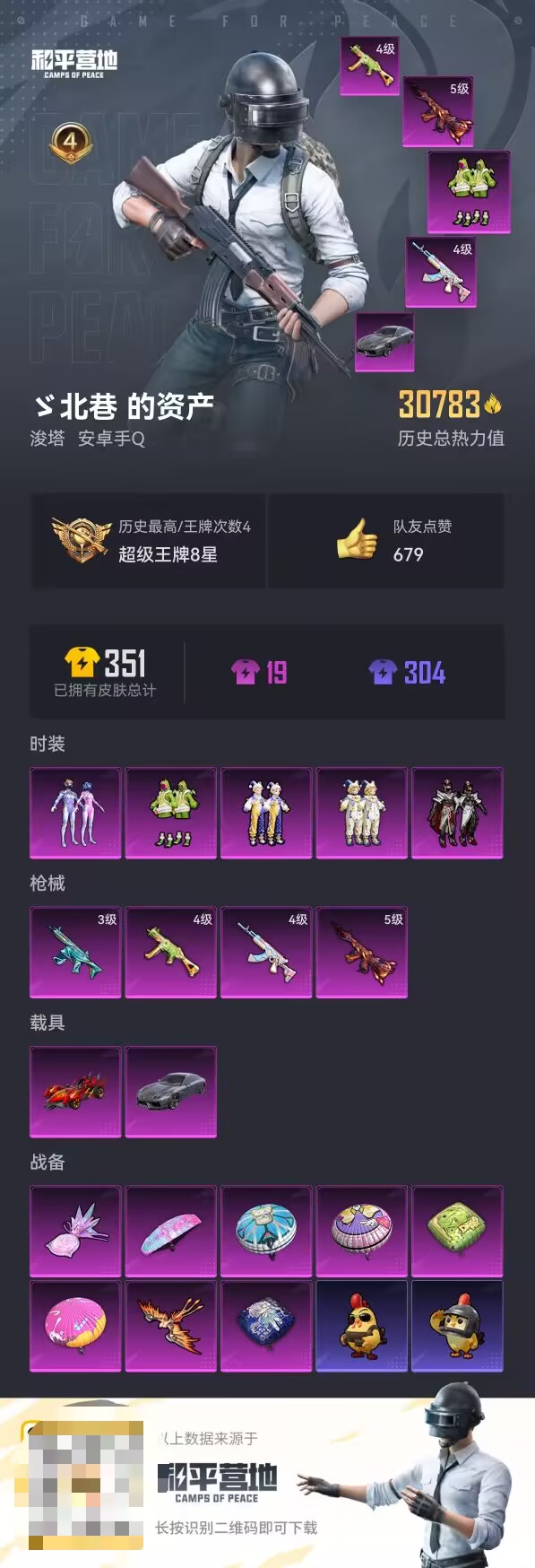 HPCMW3451813和平精英账号详情图2