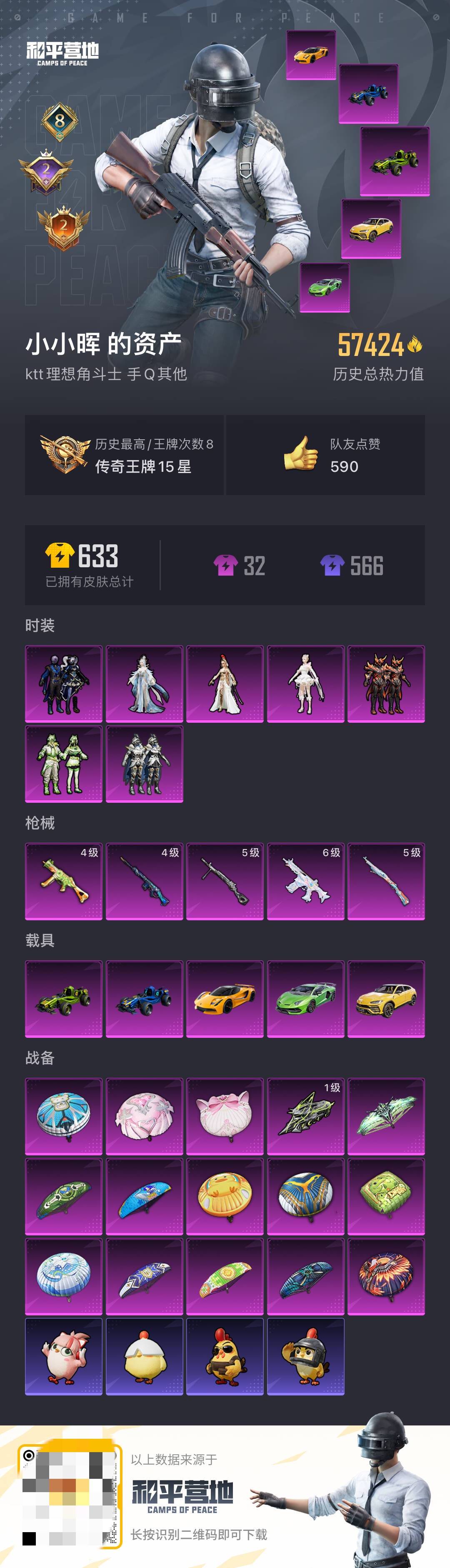 HPCMW3451929和平精英账号详情图4