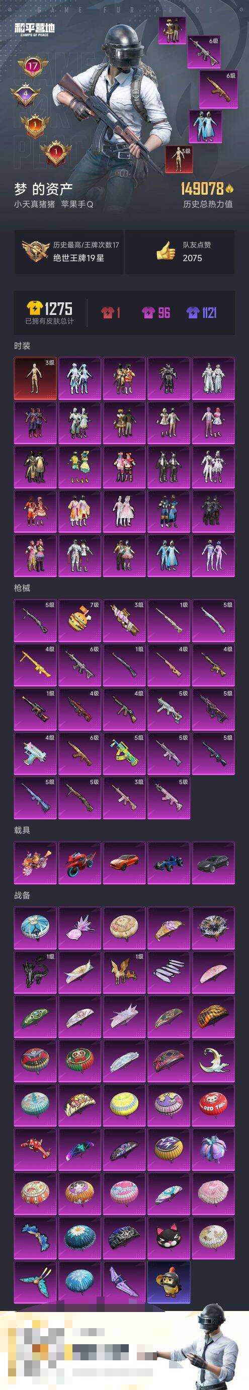 HPCMW3452762和平精英账号详情图3