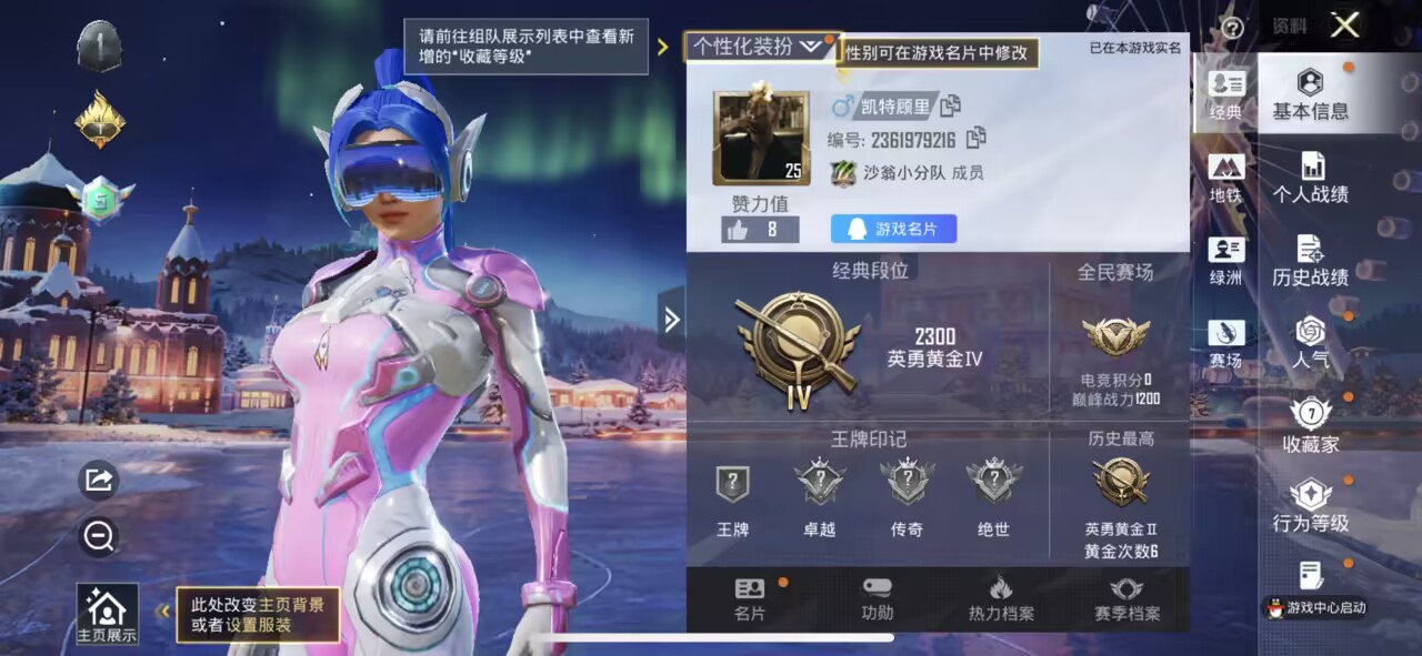 HPCMW3453936和平精英账号详情图2 HPCMW3453936和平精英账号详情图2