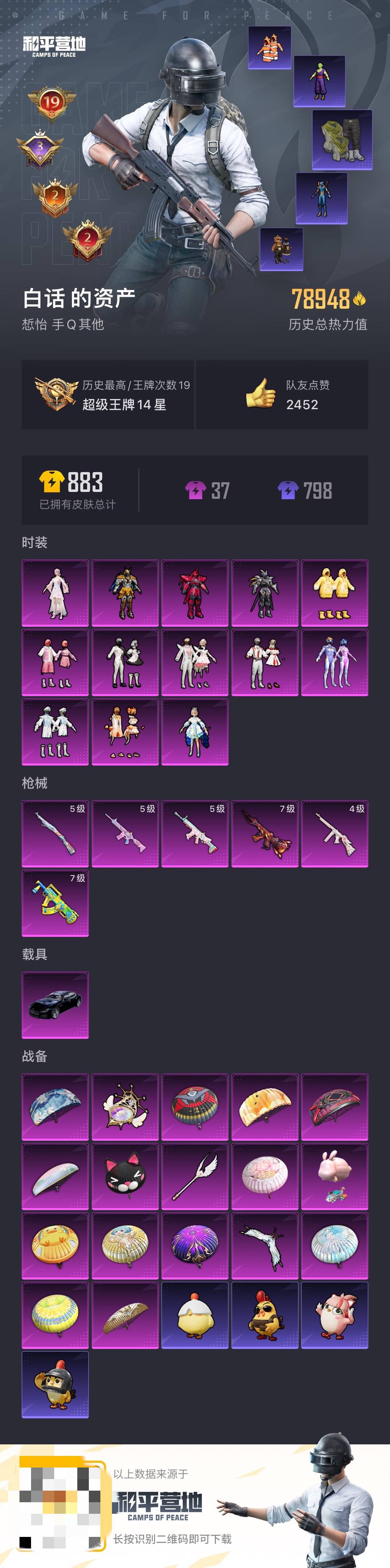 HPCMW3453951和平精英账号详情图2