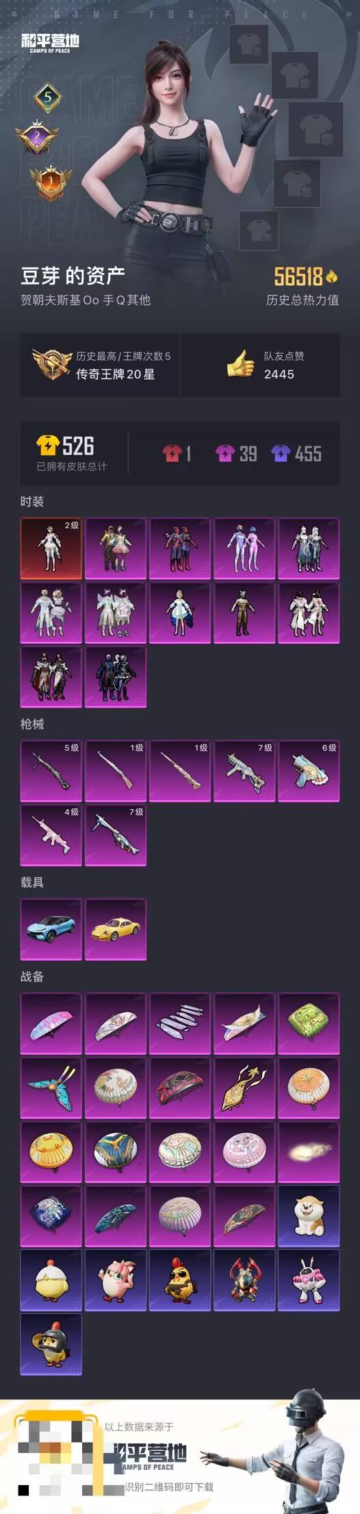 HPCMW3453953和平精英账号详情图3