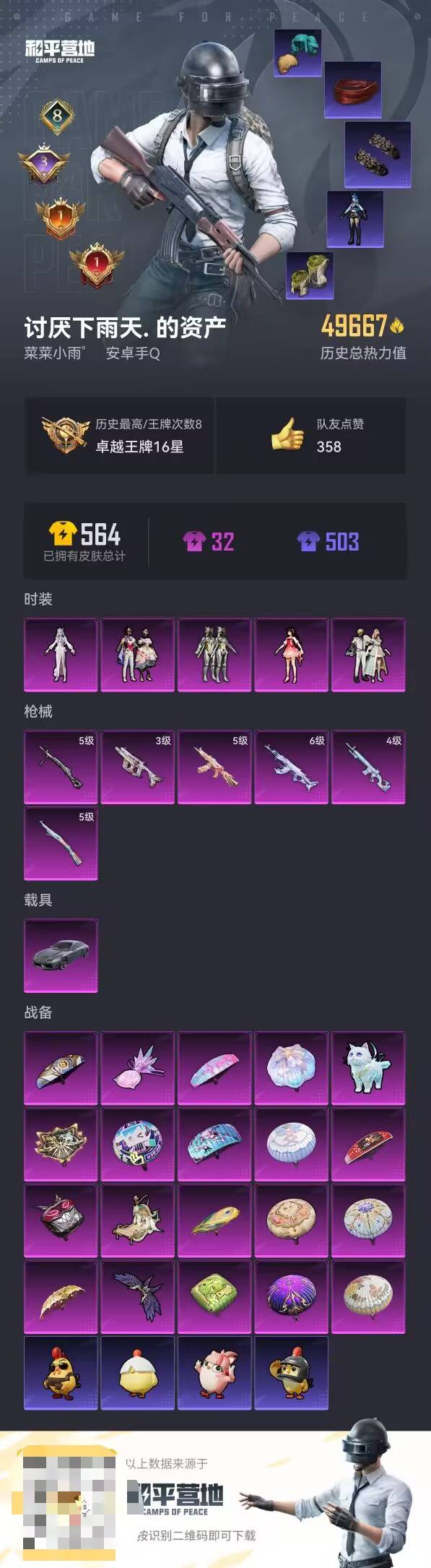 HPCMW40951和平精英账号详情图2 HPCMW40951和平精英账号详情图2