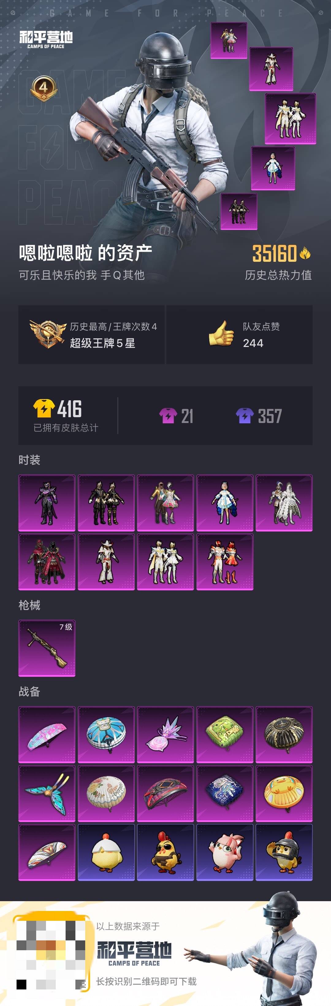 HPCMW45518和平精英账号详情图2