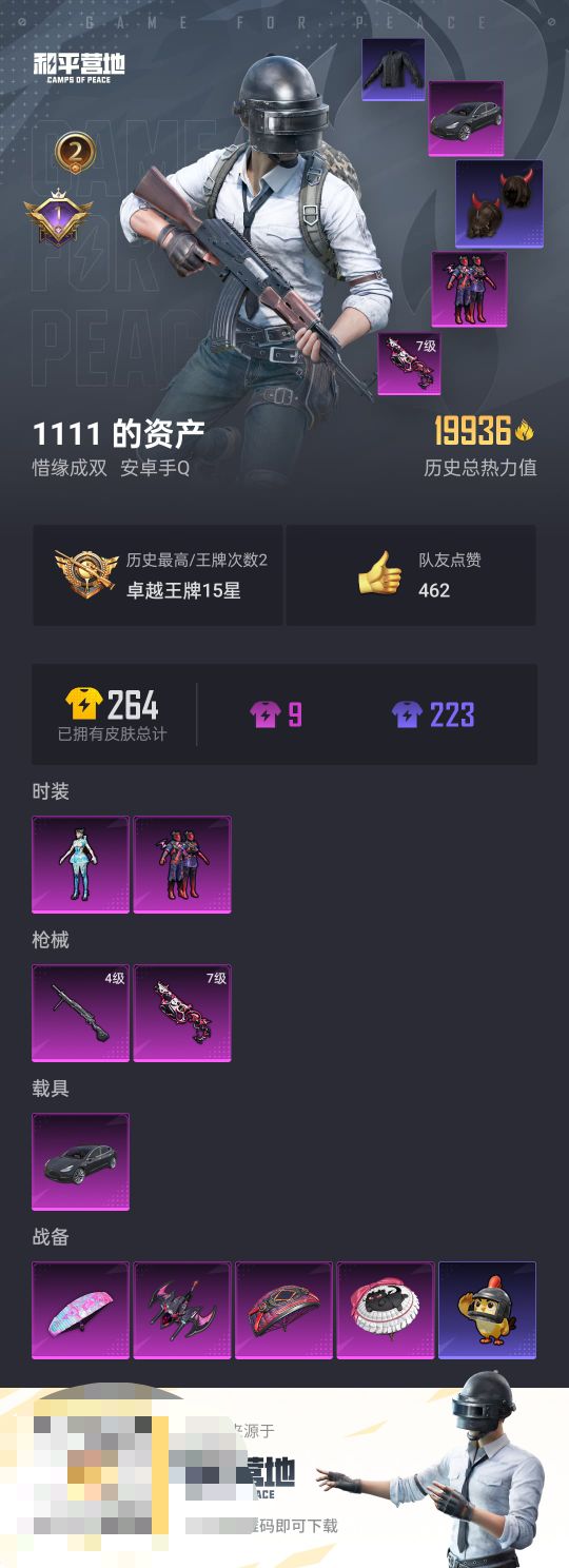 HPCMW48221和平精英账号详情图3