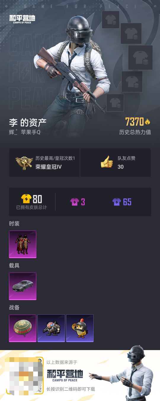 HPCMW416860和平精英账号详情图3