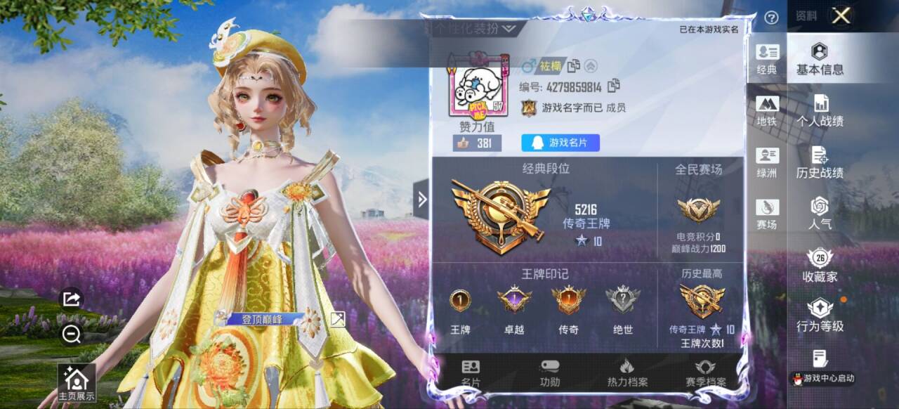 HPCMW416881和平精英账号详情图4