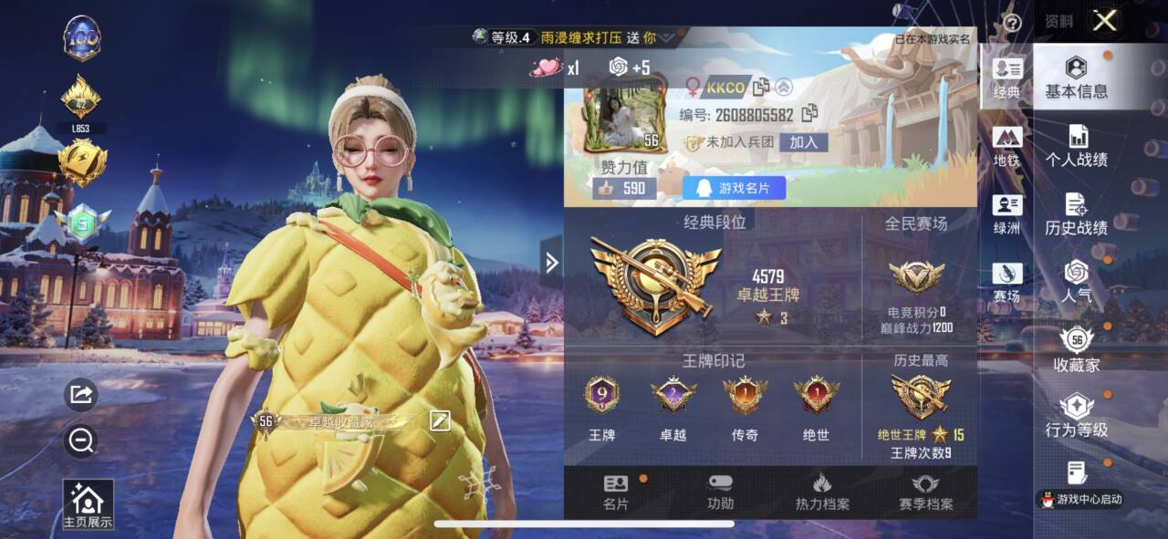 HPCMW417384和平精英账号详情图2