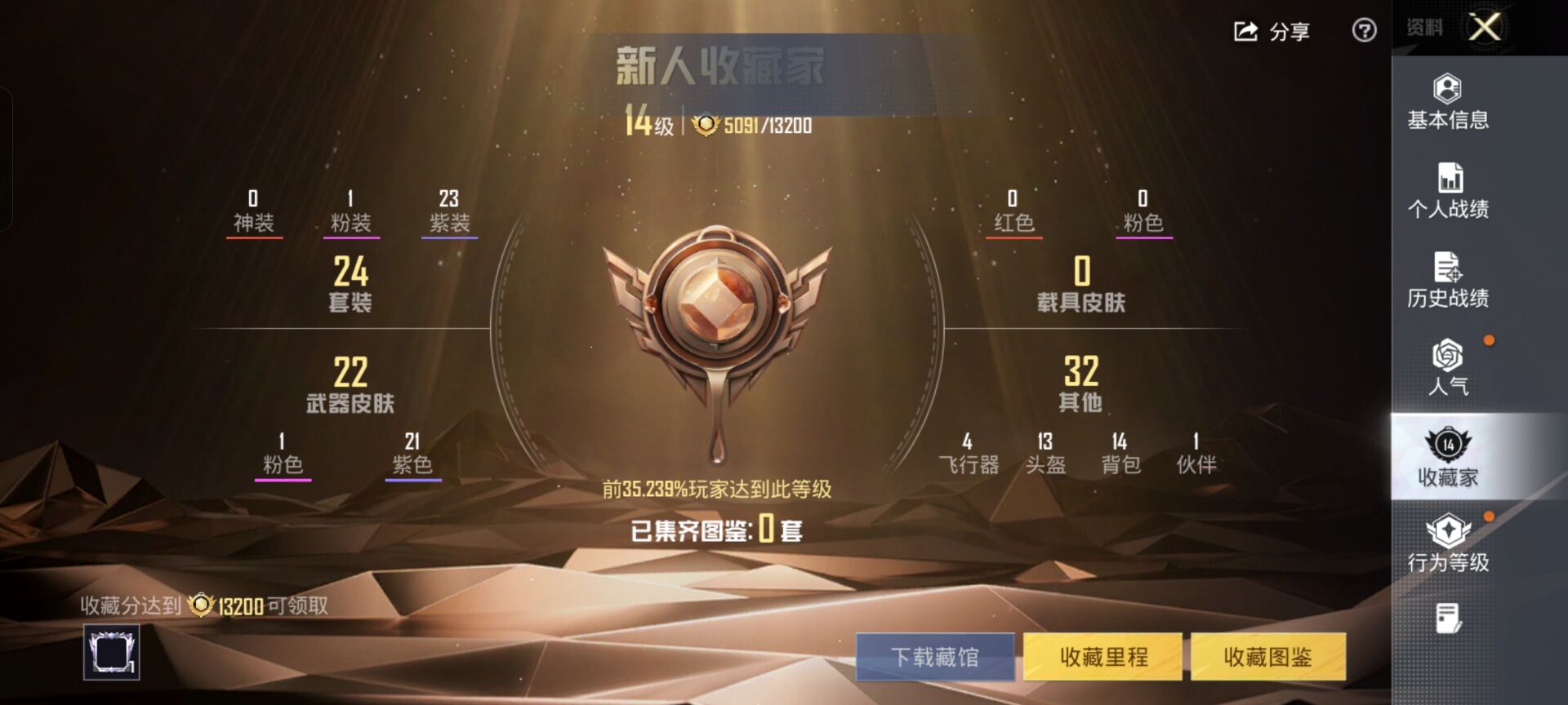 和平精英账号安卓QQ0载具-24套装-23枪皮-【】【商品标题】：安卓 手Q-1粉装-1特效枪-0载具-6662热力值-