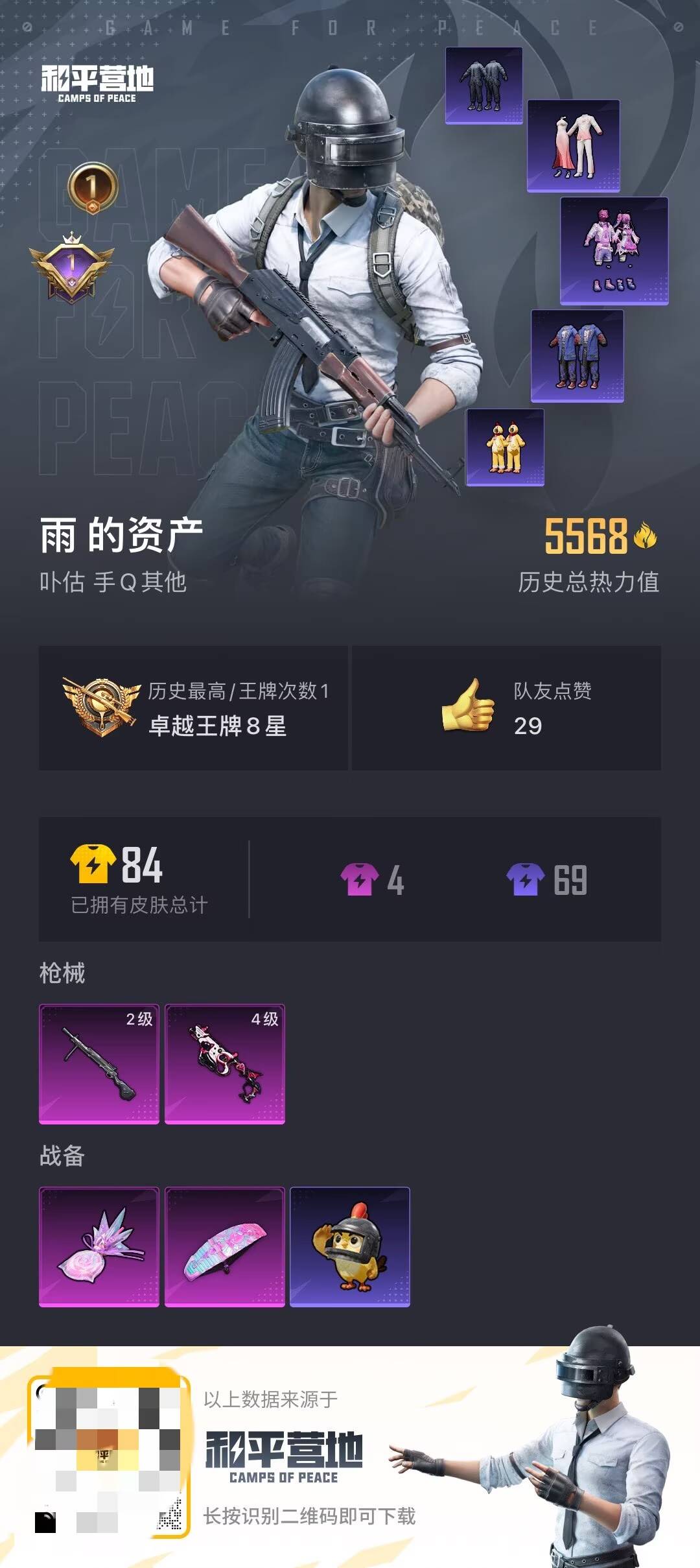 HPCMW428685和平精英账号详情图2