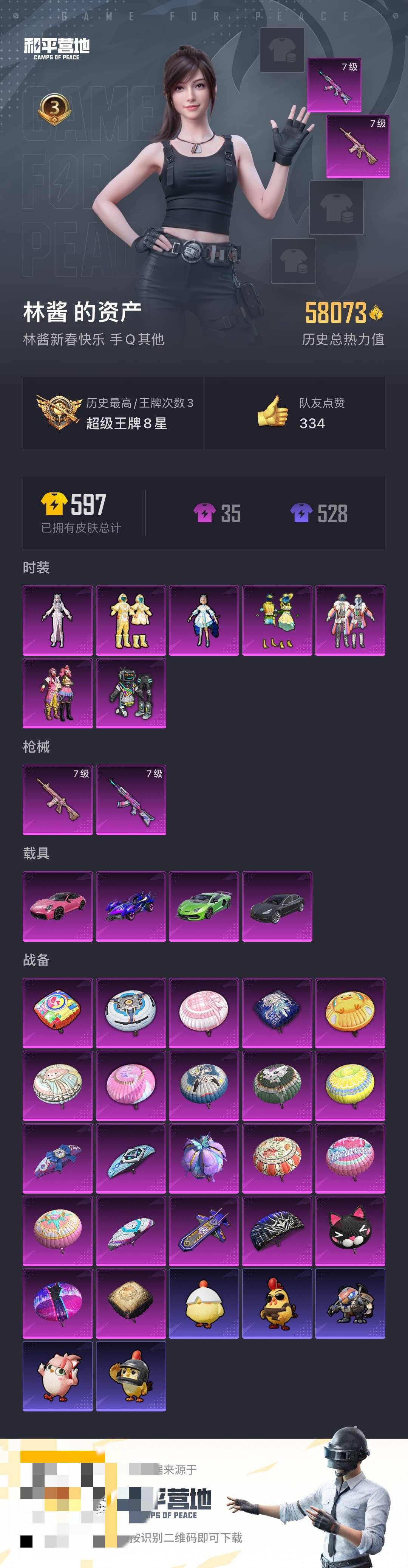 HPCMW428715和平精英账号详情图3