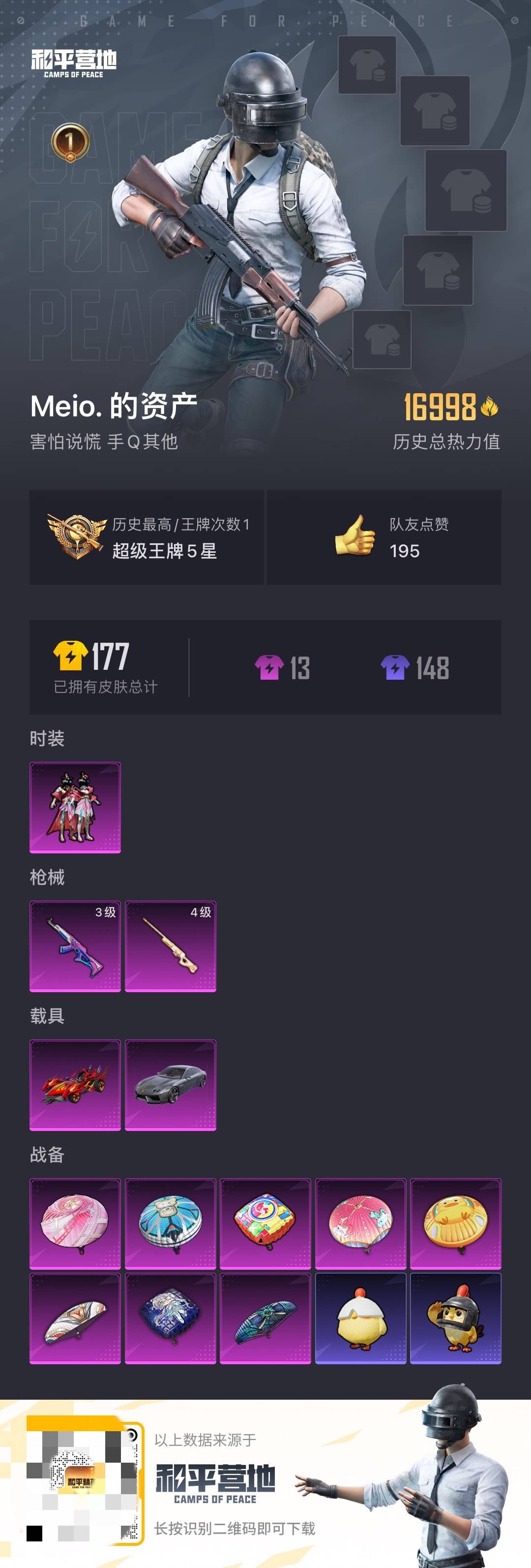 HPCMW435291和平精英账号详情图2