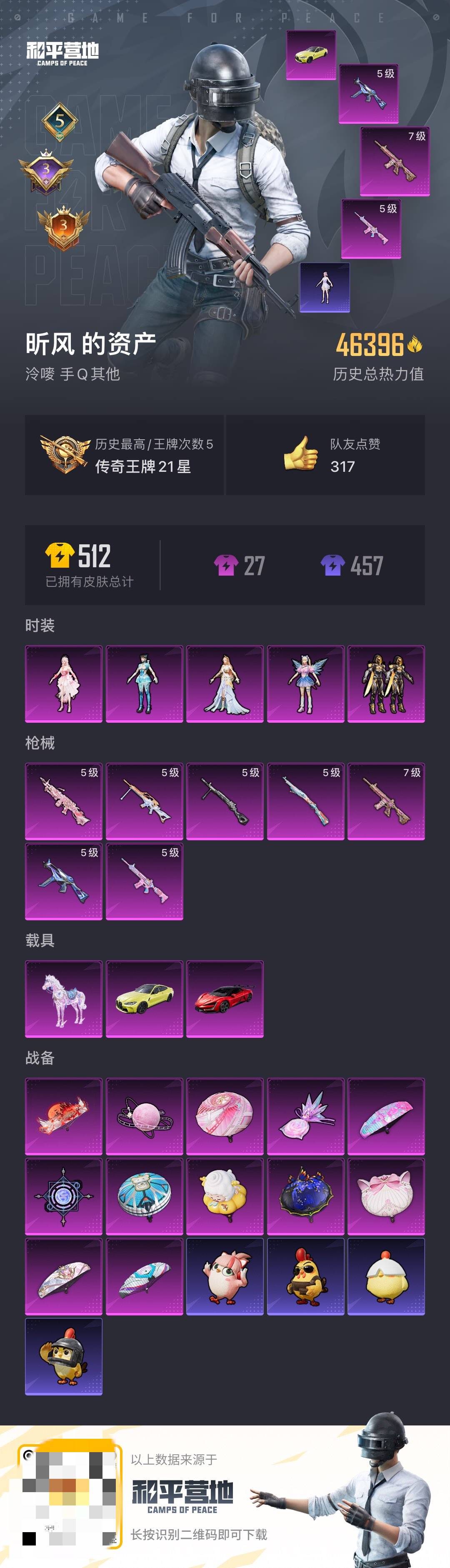 HPCMW435304和平精英账号详情图3