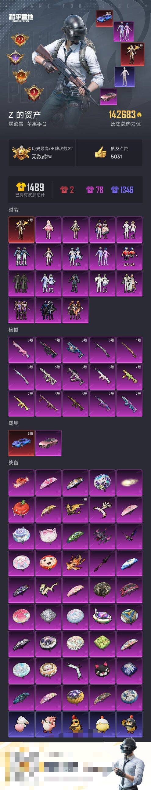 HPCMW436860和平精英账号详情图2