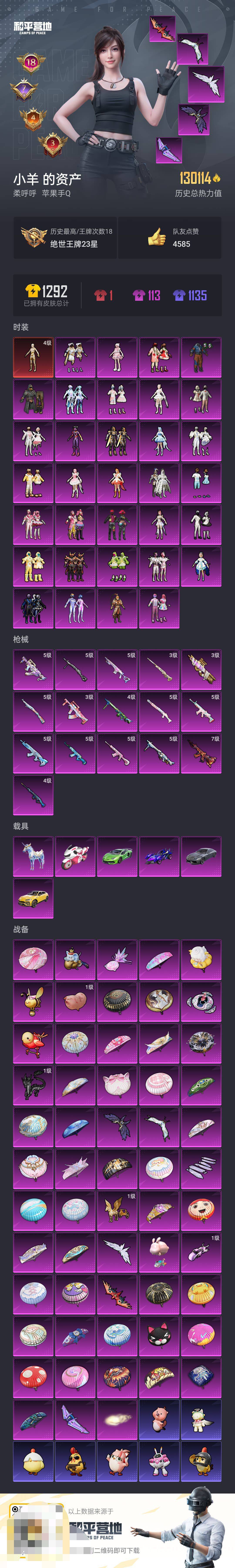 HPCMW438502和平精英账号详情图2