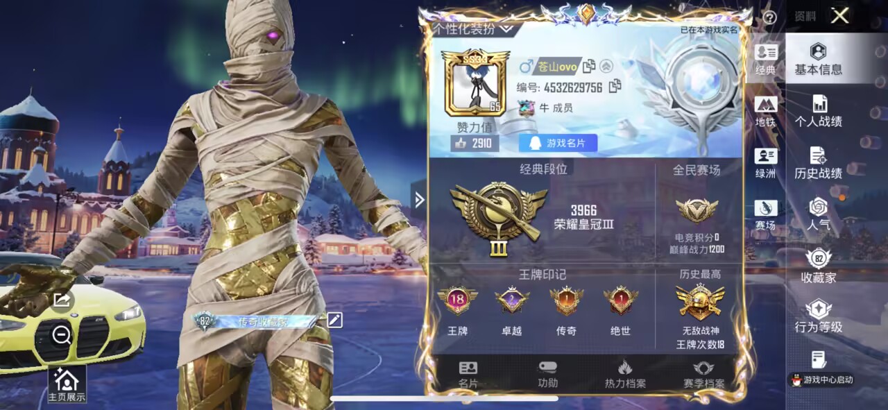 HPCMW438593和平精英账号详情图4