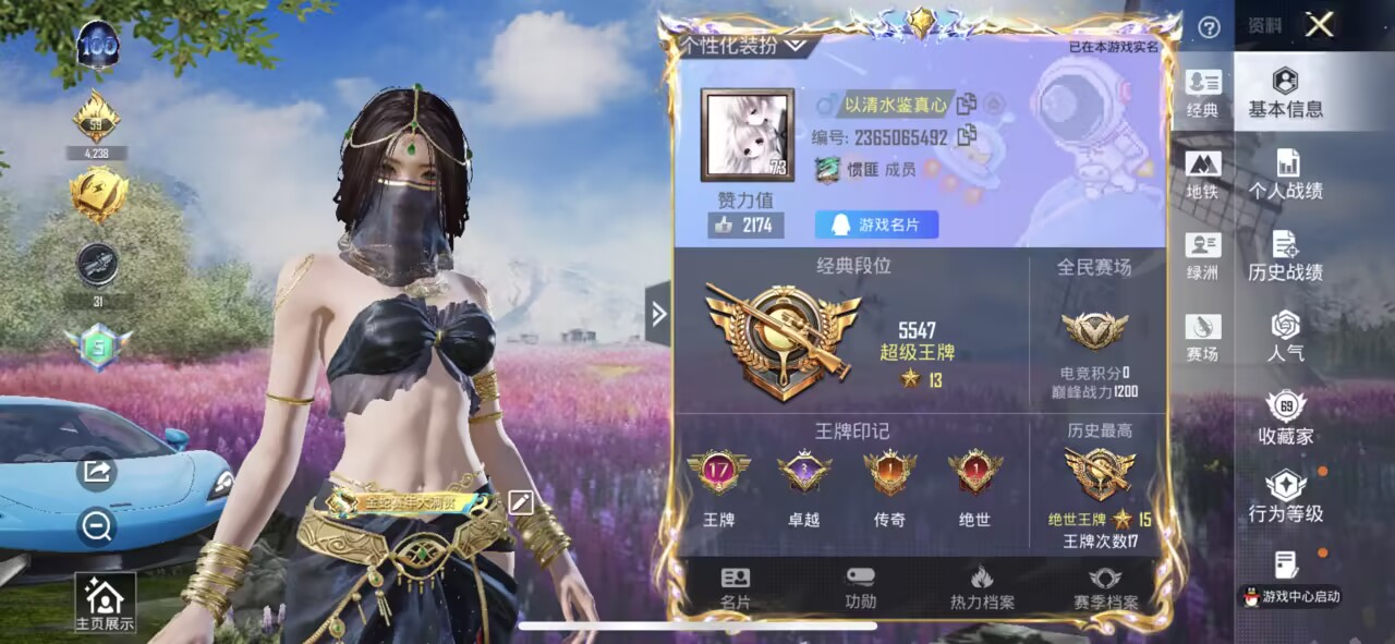 HPCMW439556和平精英账号详情图4