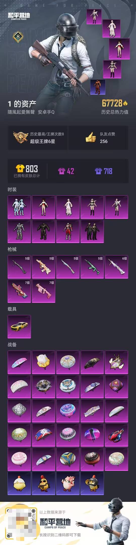 HPCMW452557和平精英账号详情图5