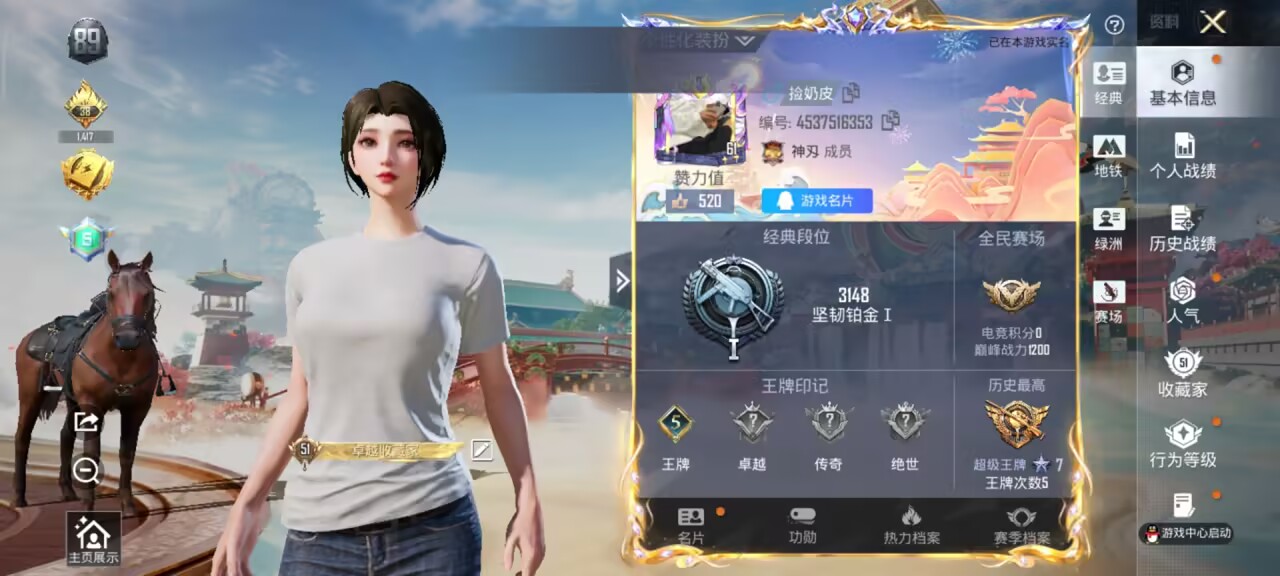 HPCMW456018和平精英账号详情图3