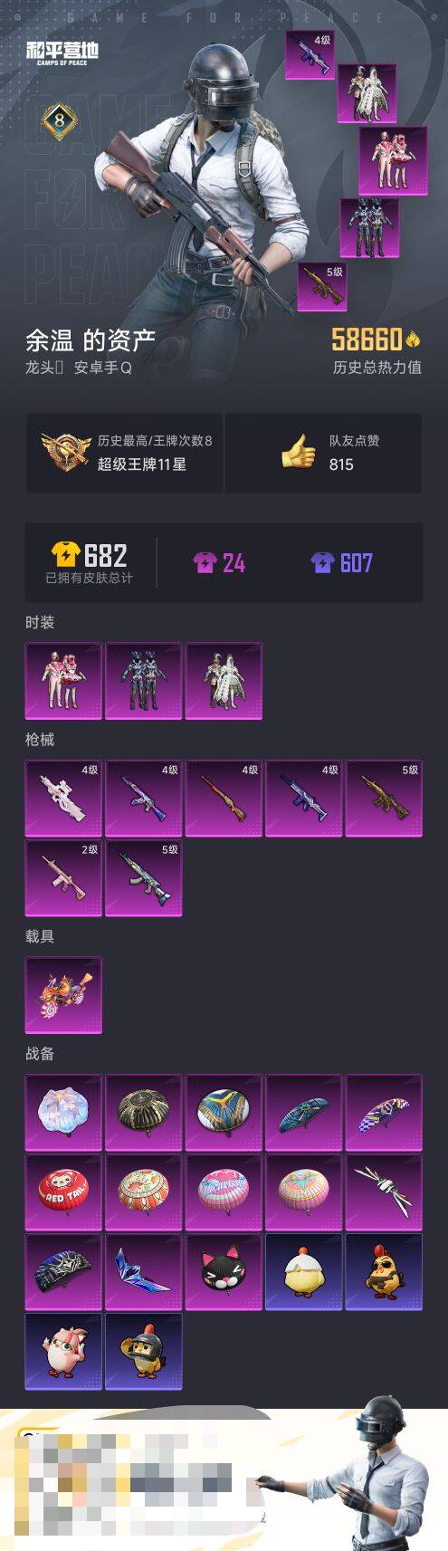 HPCMW456030和平精英账号详情图5