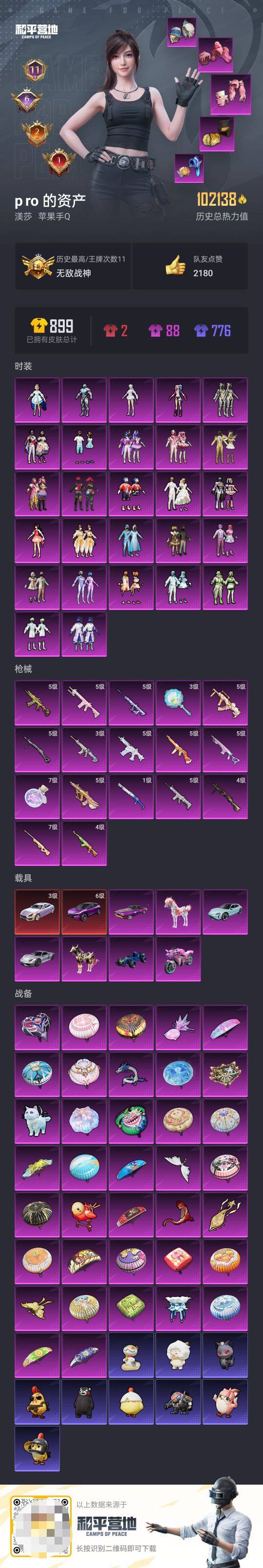 HPCMW458865和平精英账号详情图5