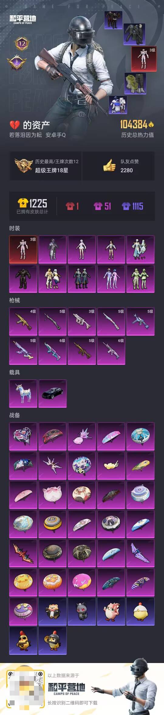 HPCMW461047和平精英账号详情图2