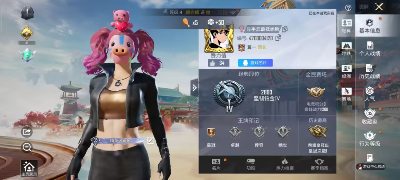 HPCMW461386和平精英账号详情图3