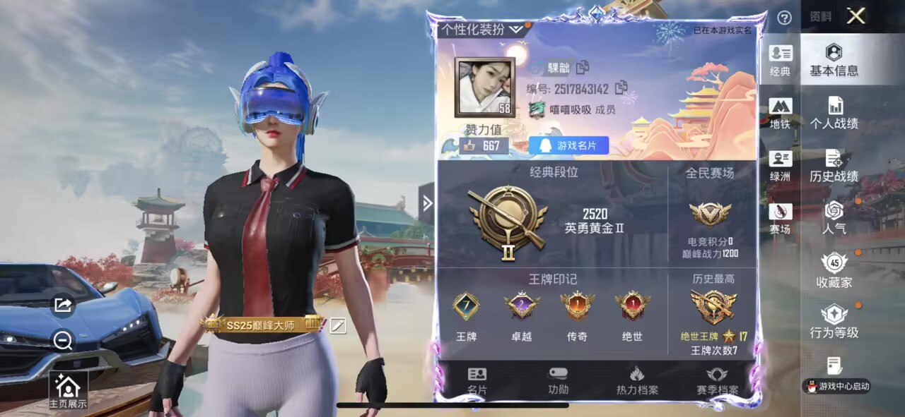 HPCMW461546和平精英账号详情图2