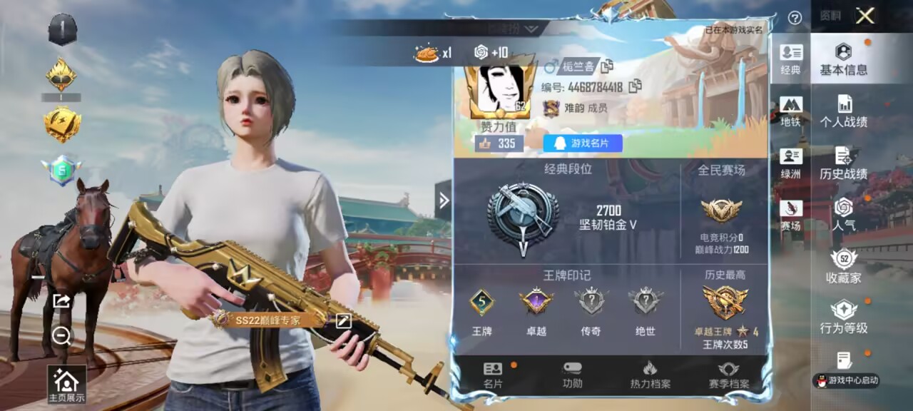 HPCMW466470和平精英账号详情图5