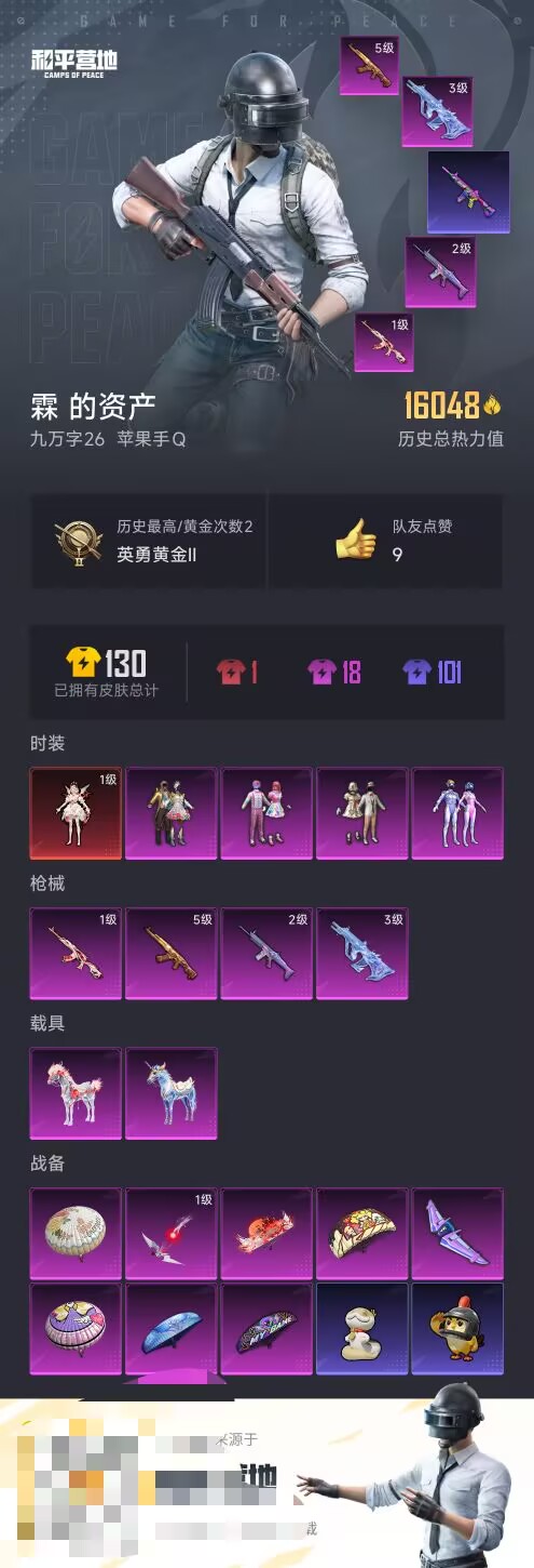 HPCMW466475和平精英账号详情图2