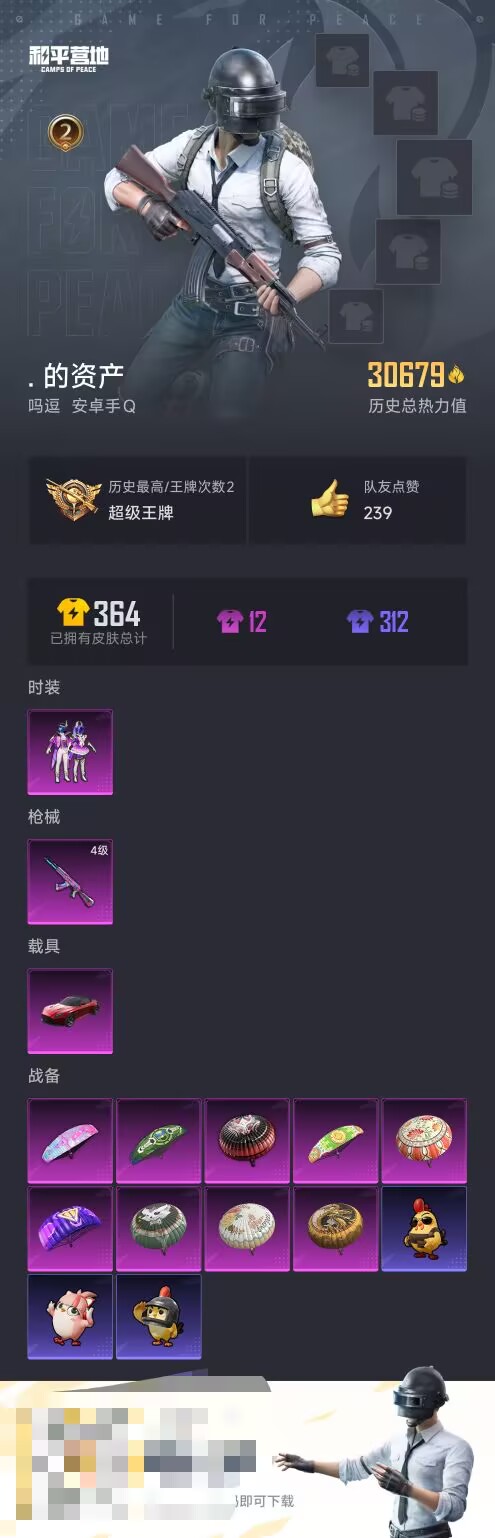 HPCMW479622和平精英账号详情图2